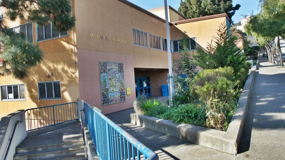 Front Entrance at McKinley Elementary School