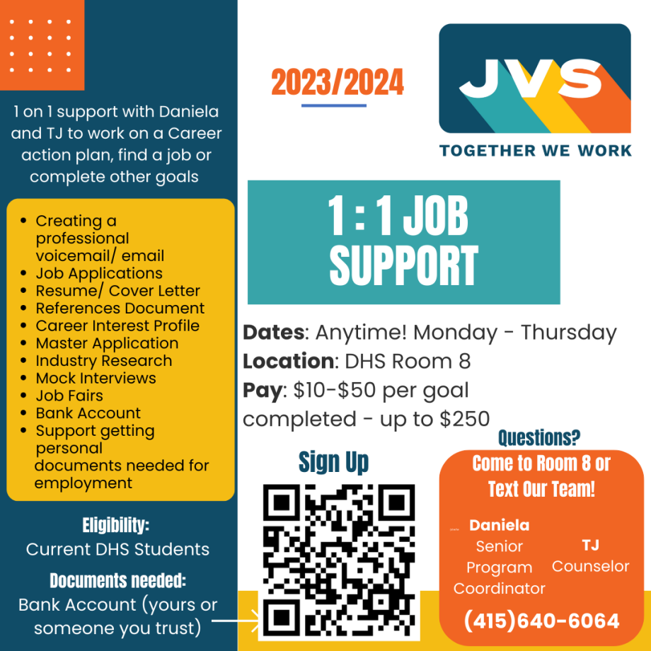 Description of JVS offerings including 1 on 1 job support