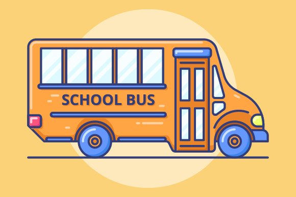 Illustrated School Bus
