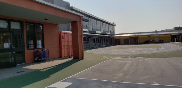 Sheridan school-yard