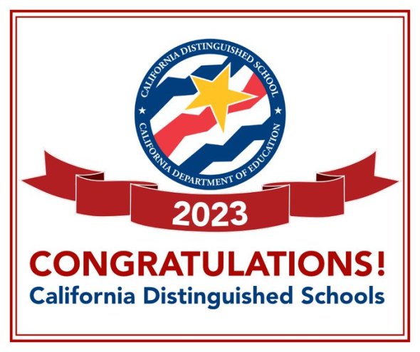 california distinguished school logo