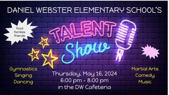 Webster Talent Show Flyer