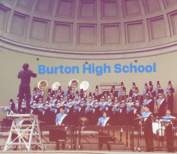 Burton High School's band