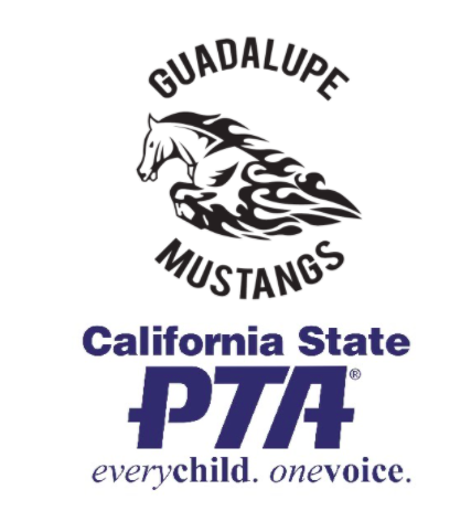 Guadalupe Mustang PTA logos together