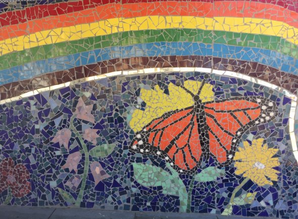 mosaic of butterfly