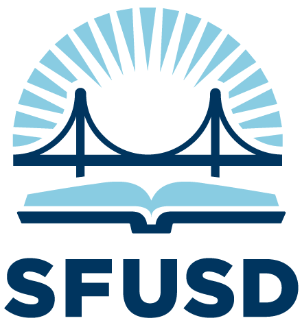 SFUSD square blue logo