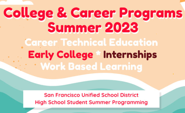 College & Career Programs Summer 2023.