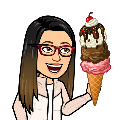 Butmoji holding an ice cream cone