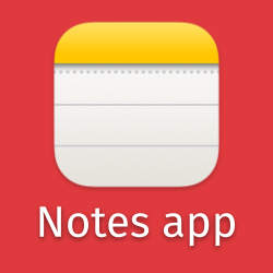 MacOS Notes app