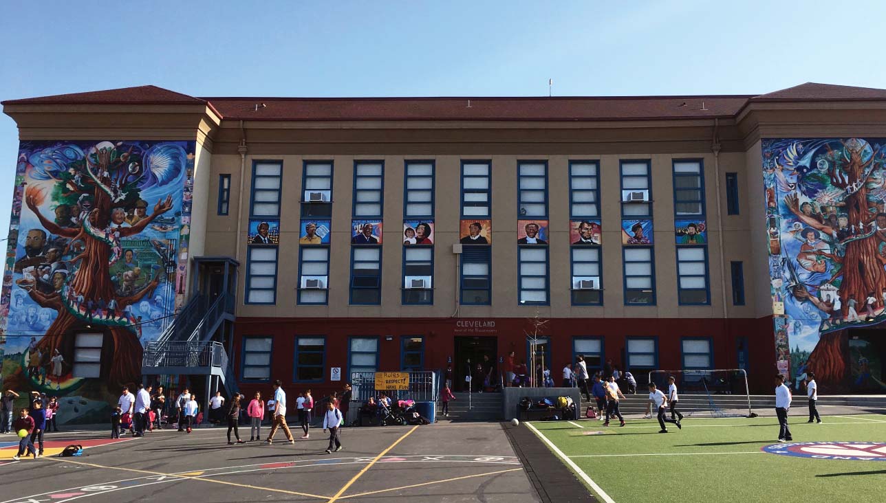 Cleveland Elementary School building exterior