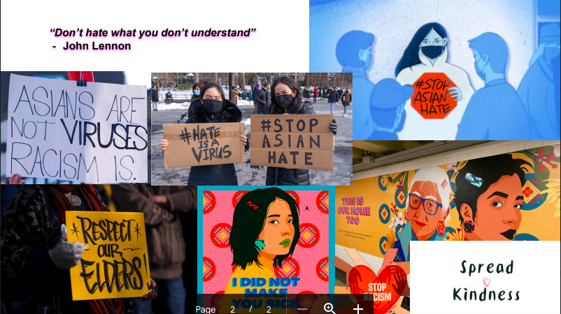 Images of the anti-Asian hate movement