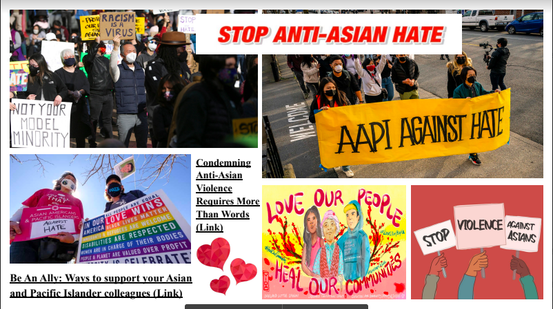 Images of the anti-Asian hate movement