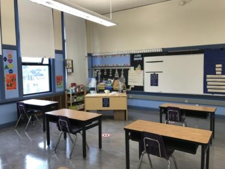 Picture of a classroom set up