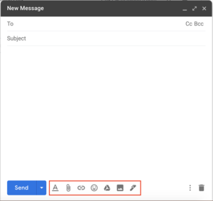 Gmail compose window