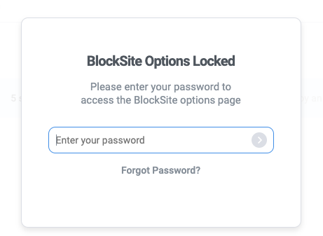 Screen grab of Forgot password pop-up