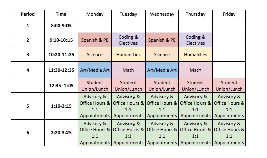 Independence distance learning schedule