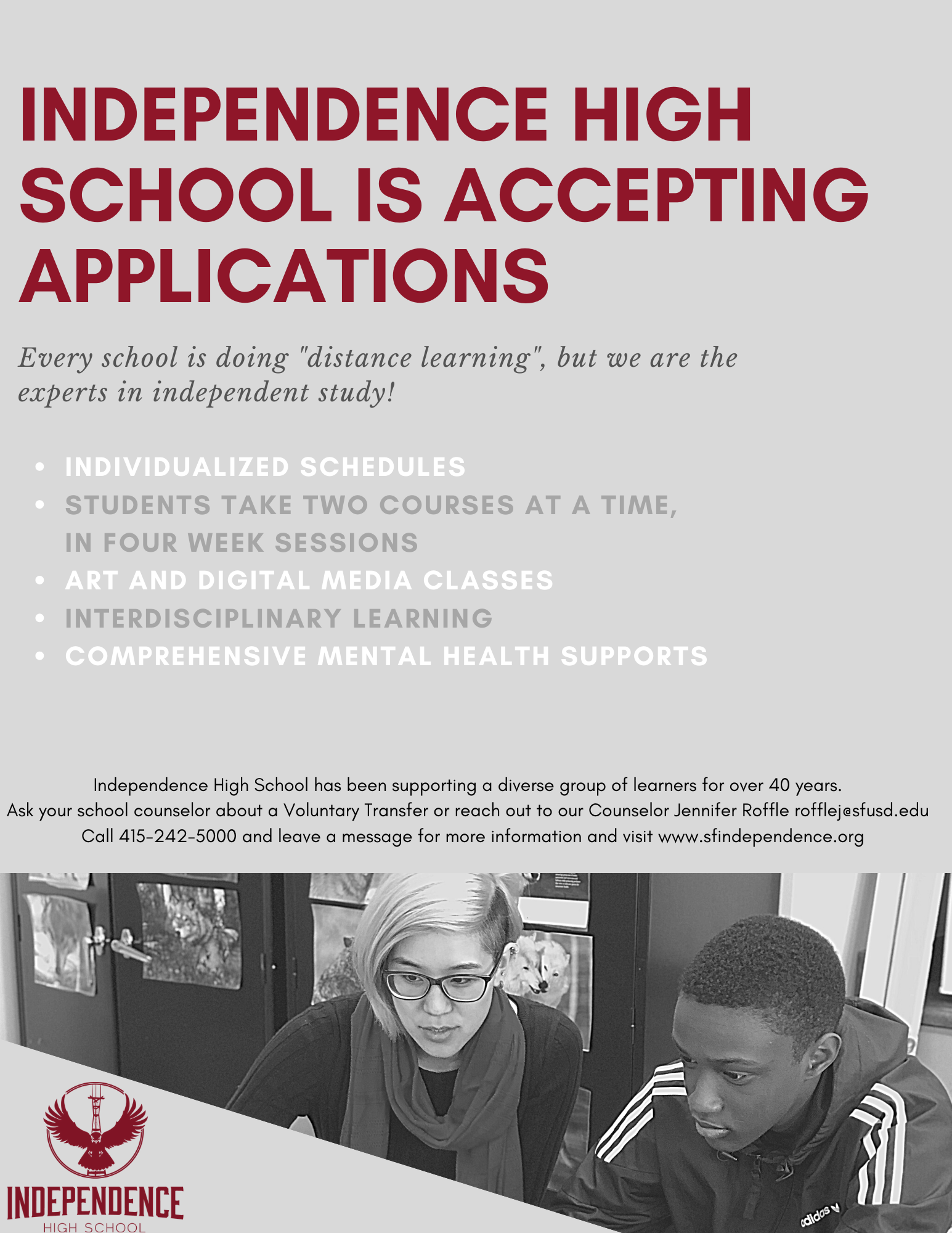 distance learning flyer 