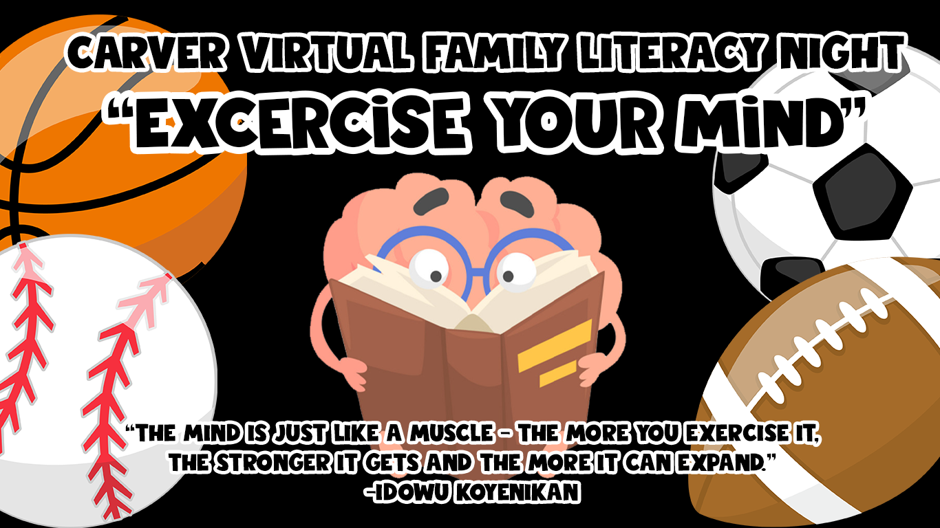 [Carver] virtual literacy night flyer