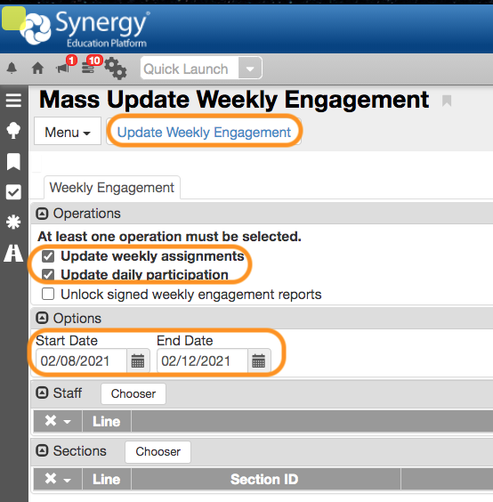 Mass Update Weekly