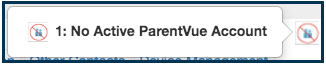 No active ParentVUE icon