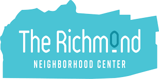 Richmond Neighborhood Center logo on blue background
