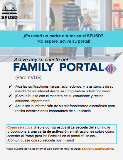 family portal spanish