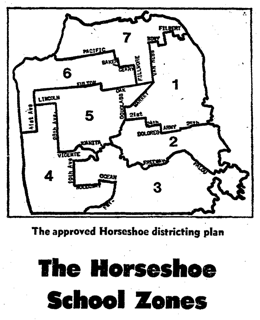 The Horseshoe school zones