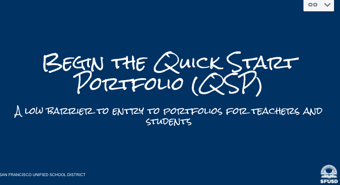 quick start portfolio