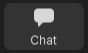 chat button located at the center of the zoom toolbar
