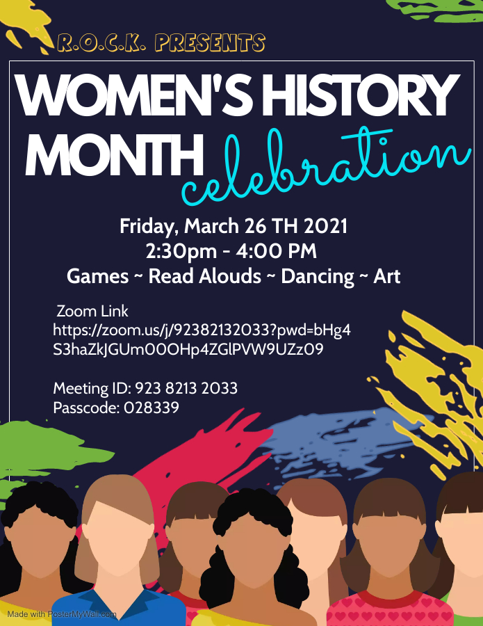 Meeting information in a visual flyer