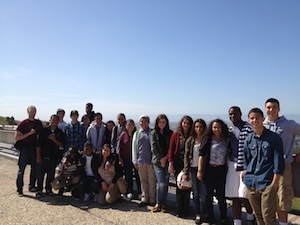 Group of students posing