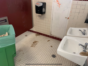 Picture of a dirty bathroom