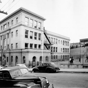 history photo of commodore stockton school