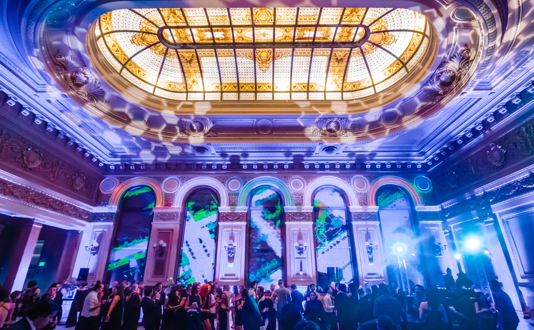 Gorgeous event space at Hibernia Bank SF