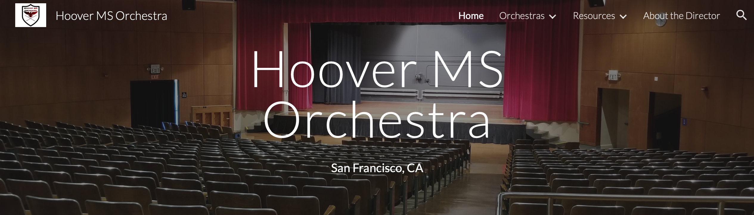 Hoover MS Orchestra's Website