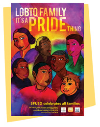 LGBTQ family pride poster