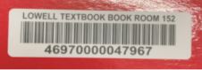 Lowell Textbook Barcode