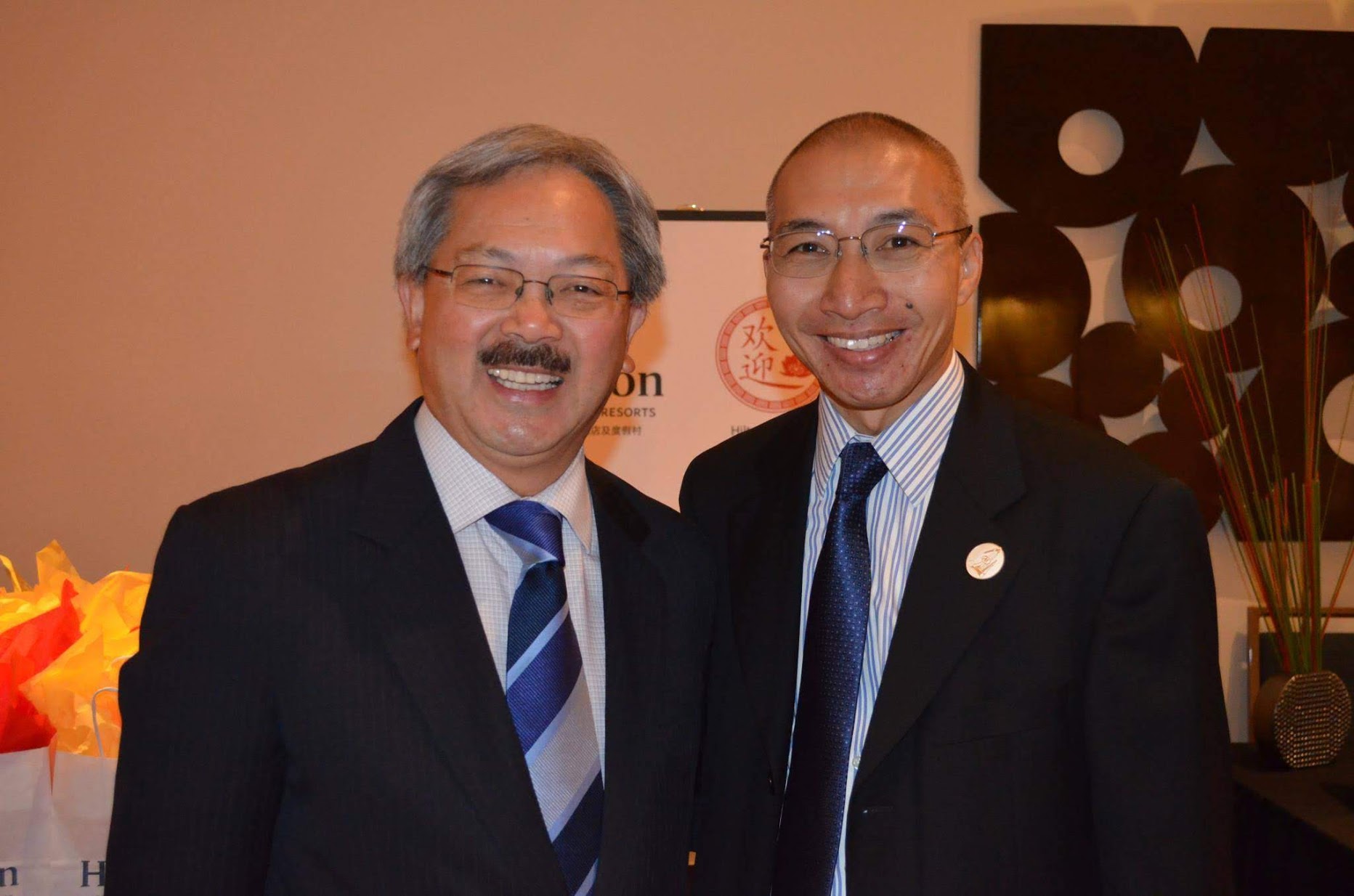 Mayor Ed Lee, Victor Tam