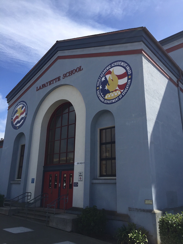 Lafayette Elementary building exterior
