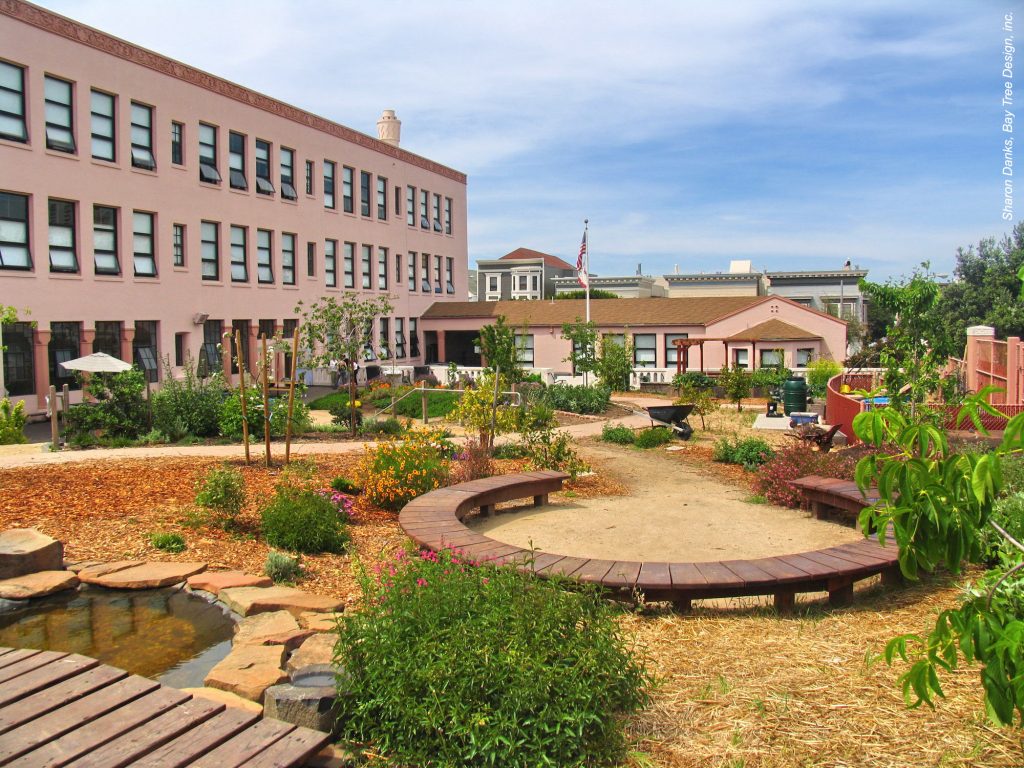 Exterior of Sherman Elementary School
