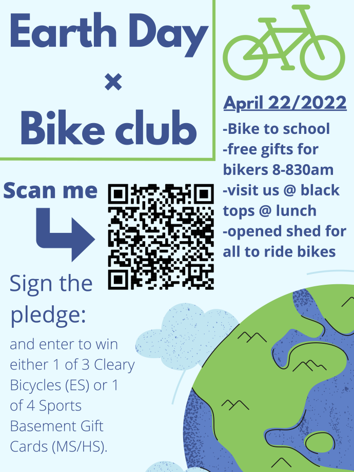 Earth Day x Bike Club Announcement