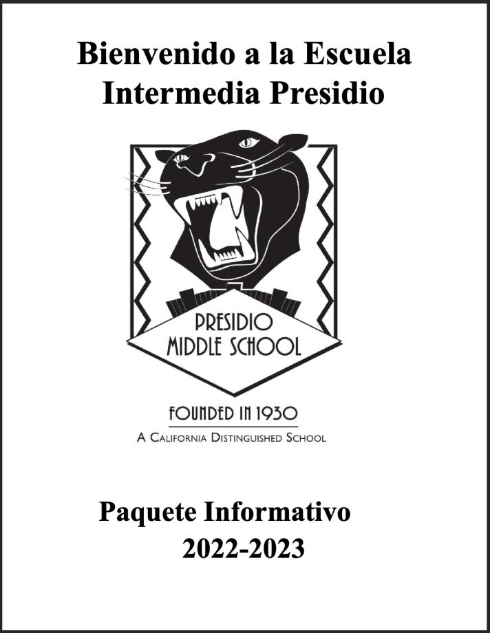 Welcome Packet - Spanish
