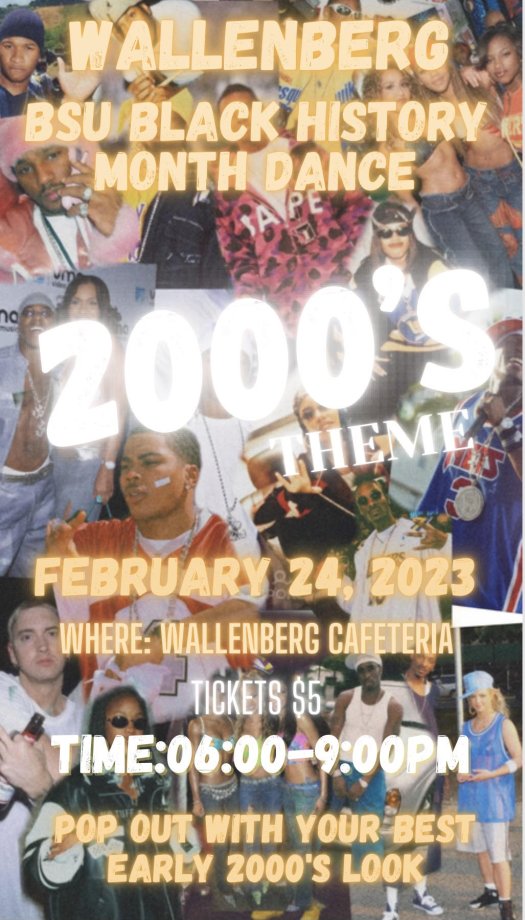 BSU dance flyer