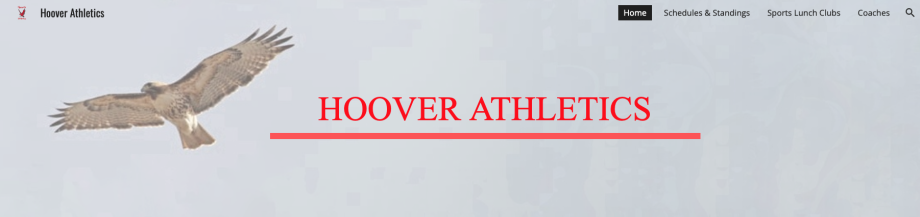 Hoover Athletics Website