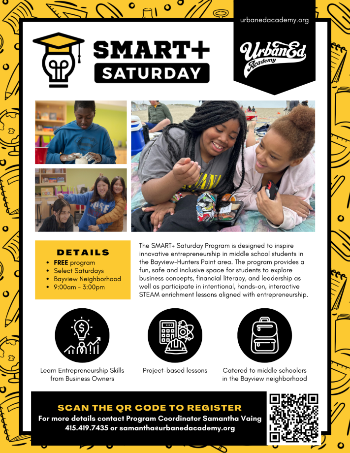 Urban Ed Academy Saturday Flyer