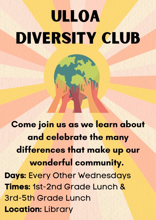 Ulloa Diversity Club Information