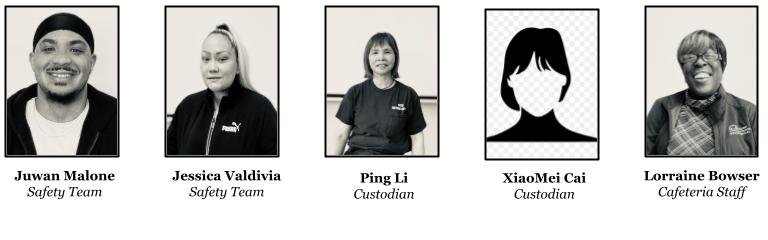 photos of the Support Staff