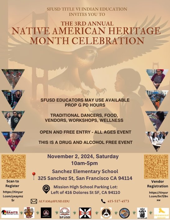 3rd Annual Native American Heritage Celebration 11/2/24