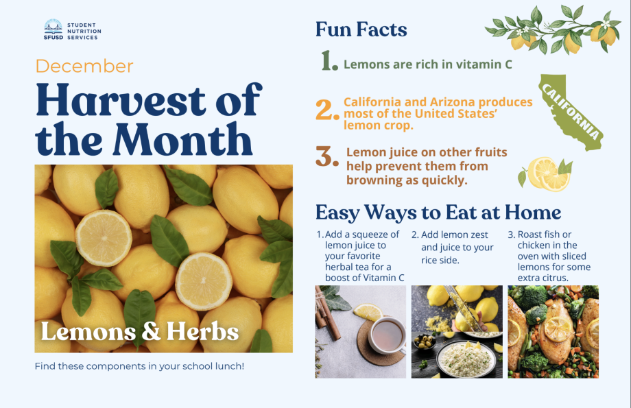 December Harvest of the Month - Lemon & Herbs