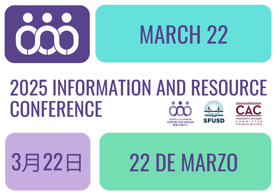 Save the date for Information and Resource Conference on Saturday, March 22
